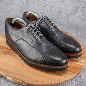 Johnston & Murphy‎ Cap Toe Men's Vibram Sole Oxford Dress Shoes Sz 11.5 D/B